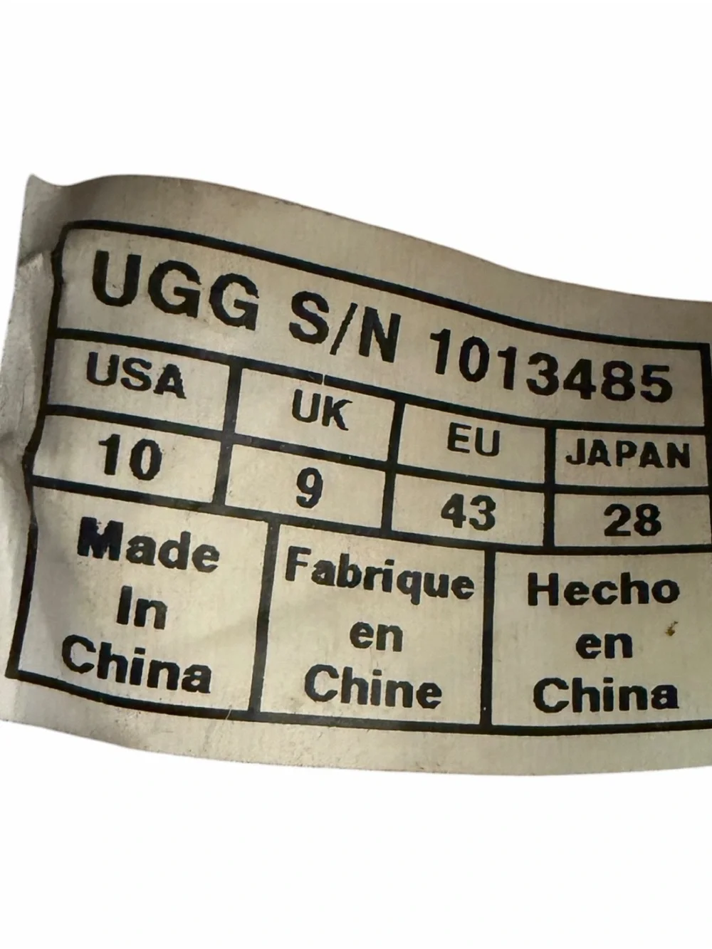 UGG enjoy premium